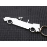 Vw Golf Mk1 Cabrio Side Version 2 keyring
