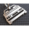 Vw Golf Mk1 Cabrio Back keyring