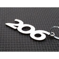 Peugeot 206 Emblem keyring