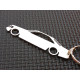 Mercedes W124 Coupe Side keyring