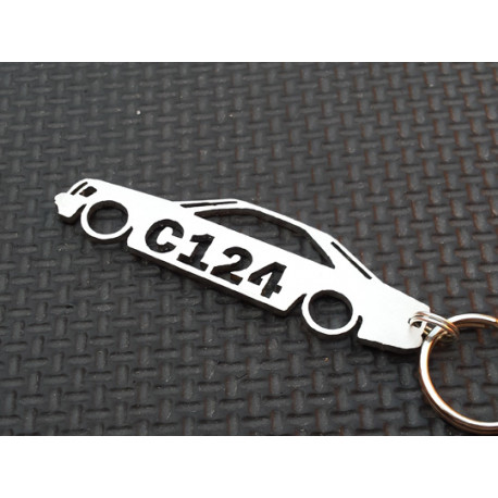 Mercedes W124 Coupe Side 1 keyring