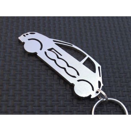 Fiat 500 Seite Schlüsselanhänger