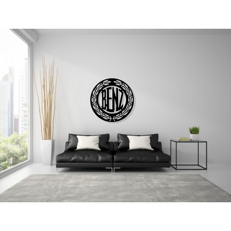 Benz Emblem Wall Art