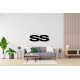 SS Super Sport Emblem Wand Dekoration